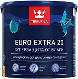 Краска Tikkurila Euro Extra 20 (Тиккурила Евро Экстра 20) полуматовая А 2,7 л 700001106