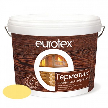 Eurotex герметик для дерева сосна 3 кг