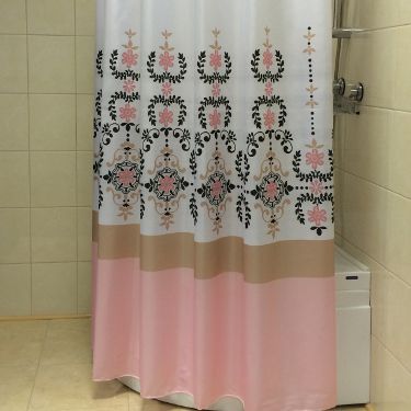 Шторка для ванной 180x180 MAGNIFICIENT розовый ch-13218 Шторка для ванной 180x180 MAGNIFICIENT розовый ch-13218