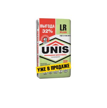 UNIS LR Plus шпаклевка полимерная финишная 18 кг