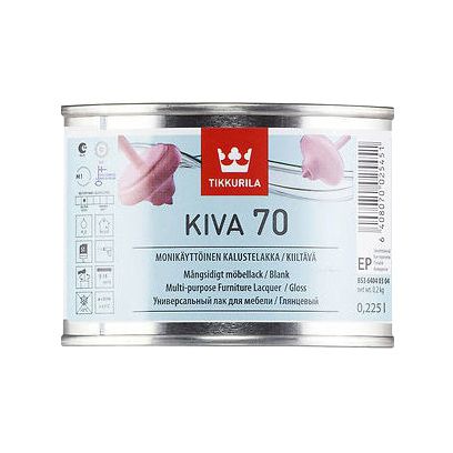 Лак Tikkurila Kiva 70 (Тиккурила Кива 70) глянцевый 0,225 л