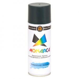 Краска Monarca 270 г RAL9005 черный глянцевый 19005 Краска Monarca 270 г RAL9005 черный глянцевый 19005