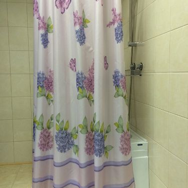 Шторка для ванной 180x180 COMELY GARDEN розово-сереневый ch-12166 Шторка для ванной 180x180 COMELY GARDEN розово-сереневый ch-12166