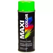 Краска аэрозольная MAXI COLOR RAL 6018 400 мл ярко-зеленая