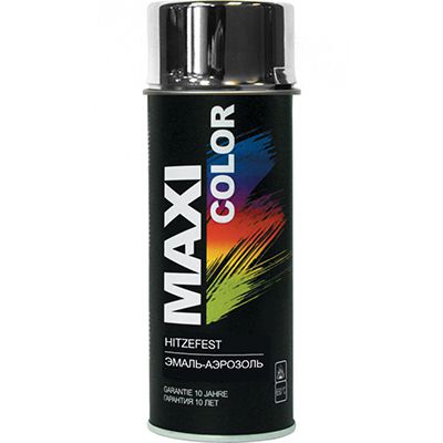 Краска аэрозольная MAXI COLOR 400 мл хром-эффект