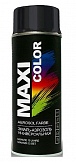 Краска аэрозольная MAXI COLOR RAL 9005 400 мл ченая матовая