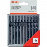 Набор пилок для лобзика 10шт Bosch 2607010146