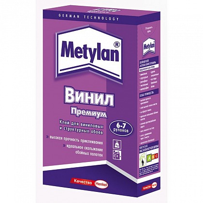 Клей для обоев METYLAN (МЕТИЛАН) ВИНИЛ ПРЕМИУМ 300 г