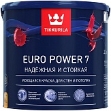 Краска Tikkurila Euro Power 7 (Тиккурила Евро Пауэр 7) матовая А 2,7 л 700001120