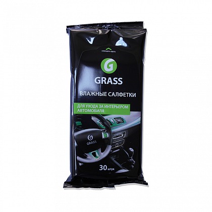 Салфетки Влажные Для Ухода За Интерьером Автомобиля Grass 51806 Салфетки Влажные Для Ухода За Интерьером Автомобиля Grass 51806
