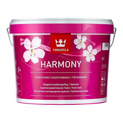 Краска Tikkurila Harmony (Тиккурила Гармония) С матовая 9 л