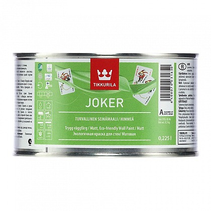 Краска Tikkurila Joker (Тиккурила Джокер) матовая С 0,225 л