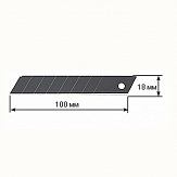 OLFA Лезвия OL-LBB-10B 18 мм 10 шт спецпокрытие