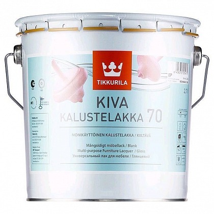 Лак Tikkurila Kiva 70 (Тиккурила Кива 70) глянцевый 2,7 л