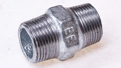 Ниппель 1/2" оцинкованный ЕЕ Ниппель 1/2" оцинкованный ЕЕ