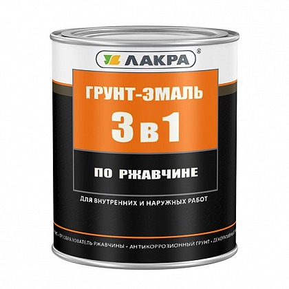 Грунт-эмаль 3 в 1 Черная 0,8 кг (Лакра-Синтез) Грунт-эмаль 3 в 1 Черная 0,8 кг (Лакра-Синтез)