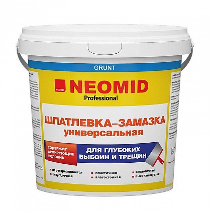 NEOMID (НЕОМИД) Шпатлевка для выбоин и трещин 5 кг