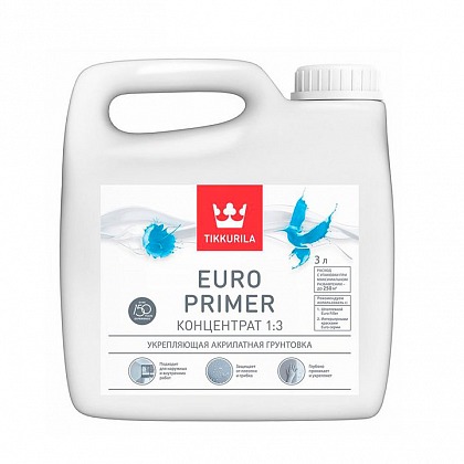 Грунт Tikkurila Euro Primer (Тиккурила Евро Праймер) 10 л 700001237