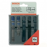 Набор пилок для лобзика 10шт Bosch 2607010148