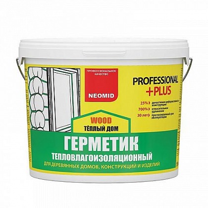 NEOMID (НЕОМИД) Герметик Теплый Дом WOOD Professional Plus (Вуд Профешенал Плюс) белый 15 кг