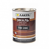 Эмаль ПФ-266 Красно-коричневая 1 кг Лакра-Синтез