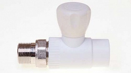 Кран 20х1/2 для радиаторов с накидной гайкой прямой MeerPlast Кран 20х1/2 для радиаторов с накидной гайкой прямой MeerPlast