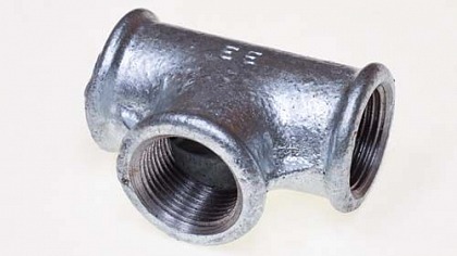 Тройник 1/2" оцинкованный ЕЕ Тройник 1/2" оцинкованный ЕЕ