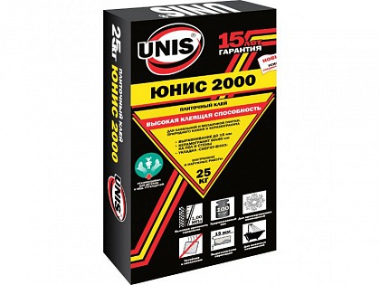 UNIS 2000 клей для плитки 5 кг