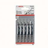 Пилки для лобзика T111C Bosch 2608630033