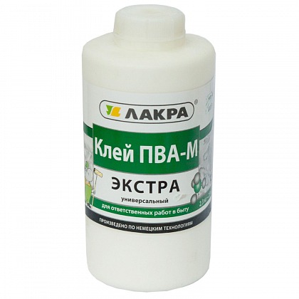 Клей ПВА-М универсальный Экстра 2,3 кг (Лакра-Синтез) Клей ПВА-М универсальный Экстра 2,3 кг (Лакра-Синтез)