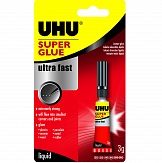 Клей UHU Секундный Super Glue 3 мл 40755