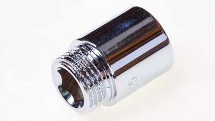 Удлинитель хромированный 1/2"х25mm WaterMark Удлинитель хромированный 1/2"х25mm WaterMark