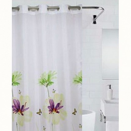 Шторка для ванной Flowers beige 180*200 NFD-1172-4 Шторка для ванной Flowers beige 180*200 NFD-1172-4