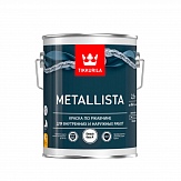 Краска по ржавчине Tikkurila METALLISTA серая гладкая 0,4 л 700011742