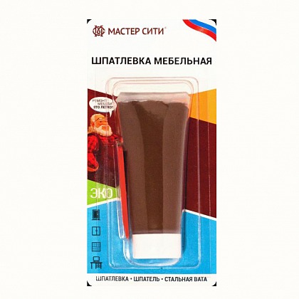 Шпатлевка мебельная Мастер Сити 60 г, черный (Блистер)