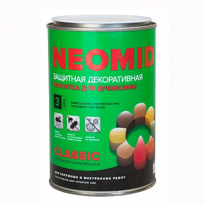 NEOMID (НЕОМИД) Состав Bio Color Classic (Био Колор Классик) орех 0,9 л (минимальный заказ 12 шт.)