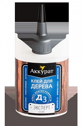 Клей Аккурат для дерева влагостойкий Эксперт D3 50 мл hk41450 Клей Аккурат для дерева влагостойкий Эксперт D3 50 мл hk41450
