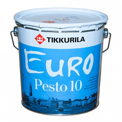 Краска Tikkurila Euro Pesto 10 (Тиккурила Евро Песто 10) А матовая 2,7 л