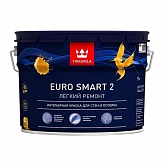 Краска Tikkurila Euro Smart 2 (Тиккурила Евро Смарт 2) глубоко матовая VVA 9 л 700001104