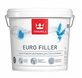 Шпаклевка влагостойкая Tikkurila Euro Filler (Тиккурила Евро Филлер) 3 л