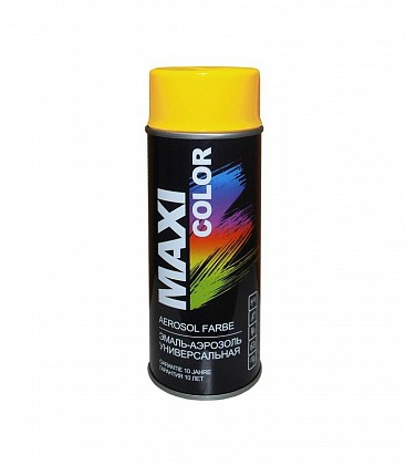 Краска аэрозольная MAXI COLOR RAL 1021 400 мл желтый