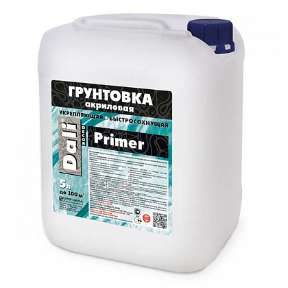 DALI-Decor Primer  грунтовка акриловая 5 л бесцветный