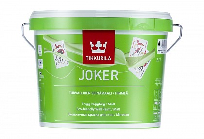 Краска Tikkurila Joker (Тиккурила Джокер) А матовая 2,7 л
