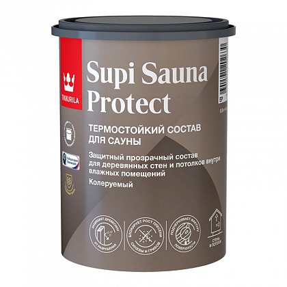 Защитный состав для сауны Tikkurila Supi Sauna Protect полуматовая 0,9 л EP