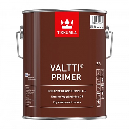 Состав грунтовочный защитный Tikkurila Valtti-Pohjuste (Тиккурила Валтти-Похъюсте) 2,7 л