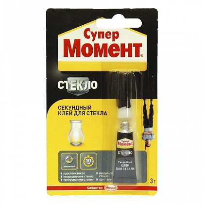 Клей СУПЕР МОМЕНТ СТЕКЛО 3 г Клей СУПЕР МОМЕНТ СТЕКЛО 3 г