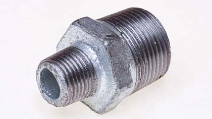 Ниппель переходной 1"х1/2" оцинкованный ЕЕ Ниппель переходной 1"х1/2" оцинкованный ЕЕ