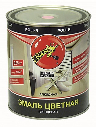 Эмаль Poli-R (Поли-Р) 0,85 кг темно-серая Эмаль Poli-R (Поли-Р) 0,85 кг темно-серая