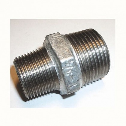 Ниппель переходной 1 1/4"х3/4" оцинкованный ЕЕ Ниппель переходной 1 1/4"х3/4" оцинкованный ЕЕ