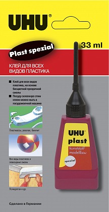 Клей UHU для пластиковых моделей Plast Spezial 30 гр 45880/В Клей UHU для пластиковых моделей Plast Spezial 30 гр 45880/В